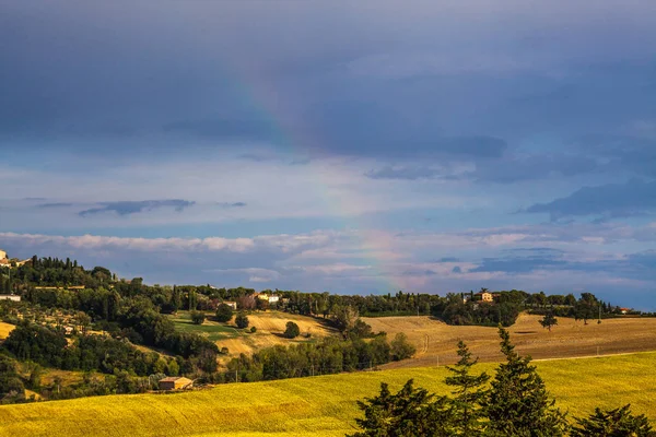 Paisaje Rural Marche Italia —  Fotos de Stock