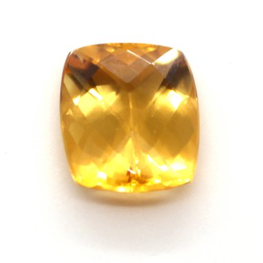 Maderia CITRINE GEMSTONE Huge Faceted 14MM x 16MM 10.30CT Genuine Gem, Real-Gem*