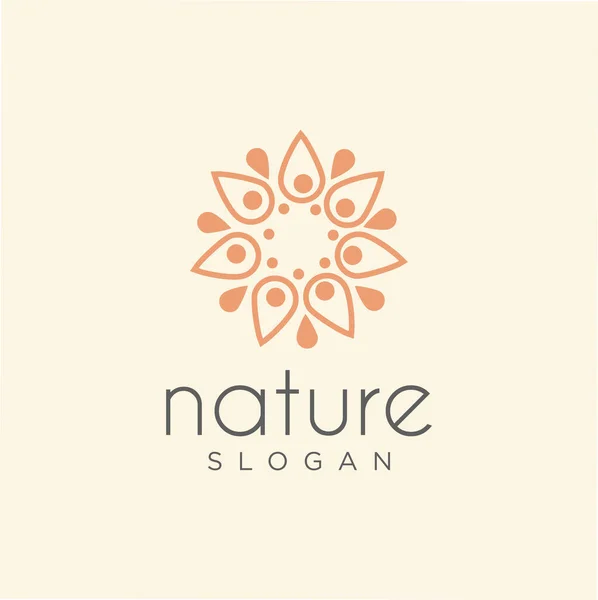 Natural health wellness fitness and yoga logo Cosmetics design. Lotus Yoga Logo Design Inspiration. Meditation Lotus Yoga Logo Design