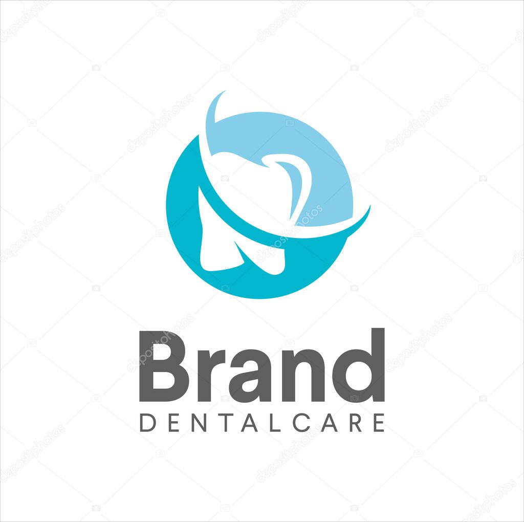 Dental Logo Design Vector Stock. tooth dentist logo Medical Icon. Health Dent Logo design vector. Cosmetic dental dentistry. Dental clinic Logotype concept. Health tooth Template
