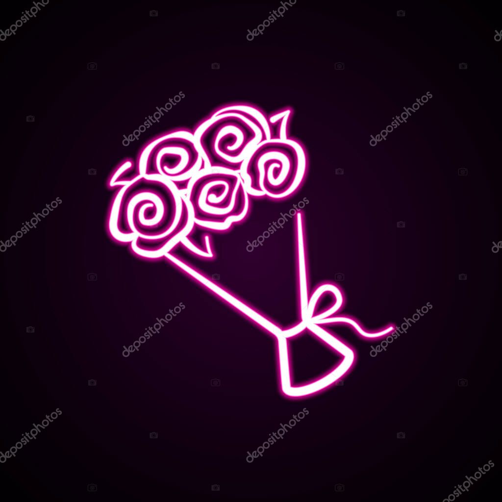 36+ Neon Picture Icon Black Background PNG
