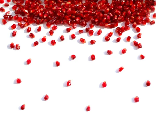 grains of pomegranate loose, rain of grains