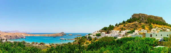 Lindos güzel koy ve Akropolis ile