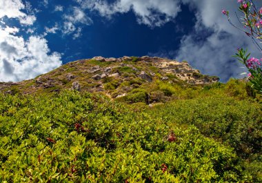 Rodos adasında güzel manzara, Yunanistan