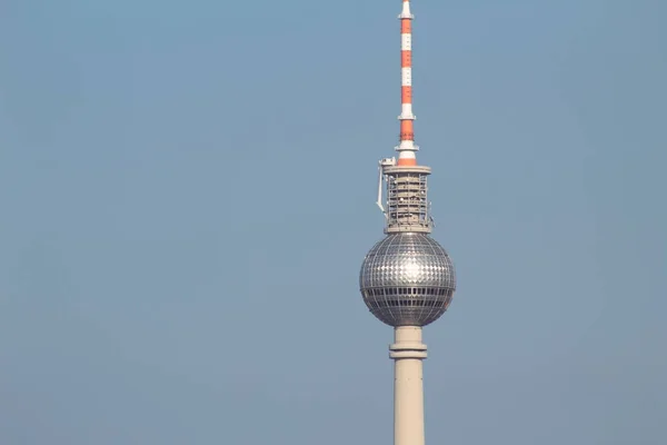 Berlins Berömda Torn Berliner Fernsehturm — Stockfoto