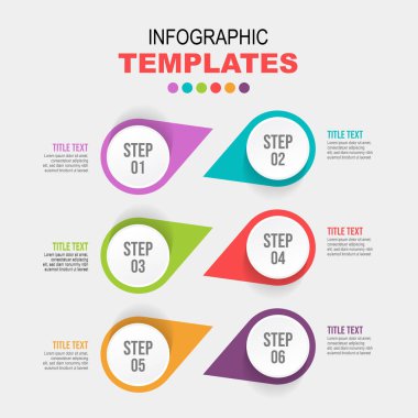 İş infographics stok illüstrasyon
