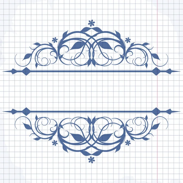 矢量复古框架边框 — 图库矢量图片