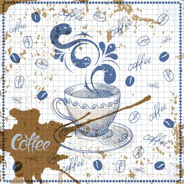Coffee Cup Cafe Icon Mug — Stock Vector