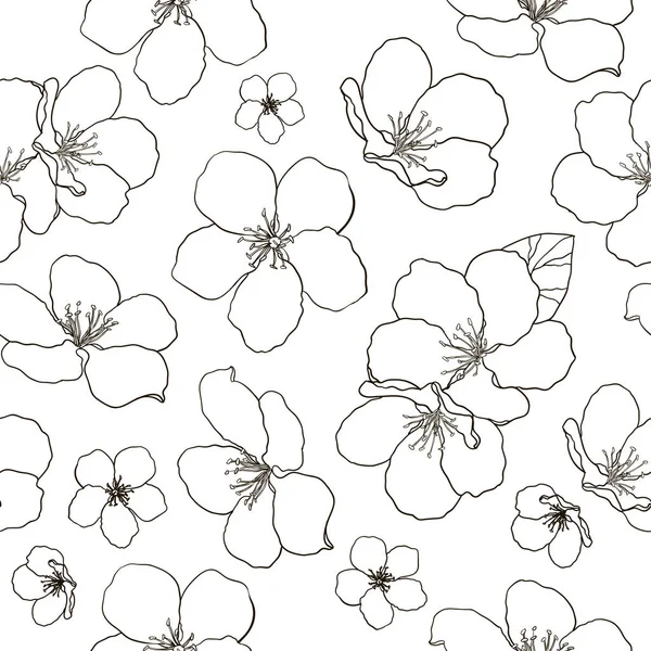 Patrón Floral Inconsútil Moda Vector — Vector de stock