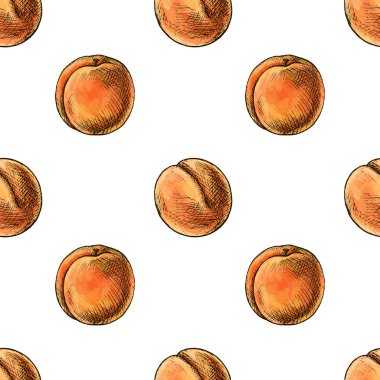 Şeftali seamless modeli