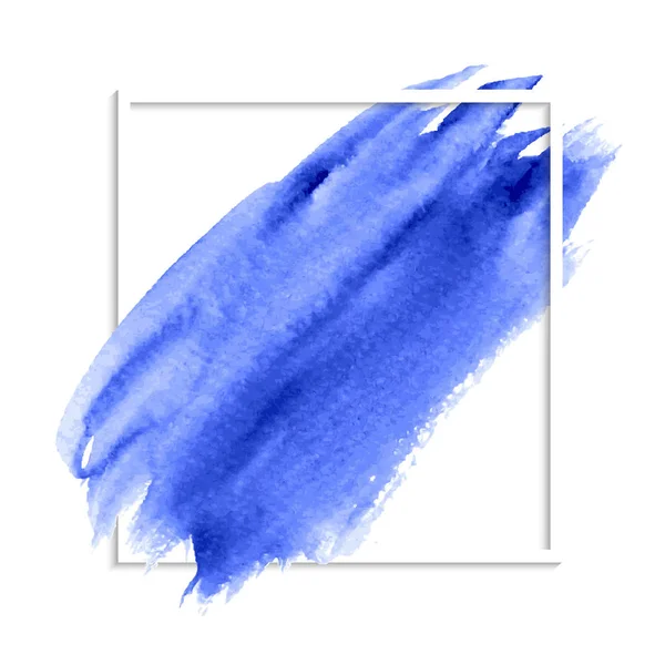 Noda cat air abstrak biru - Stok Vektor