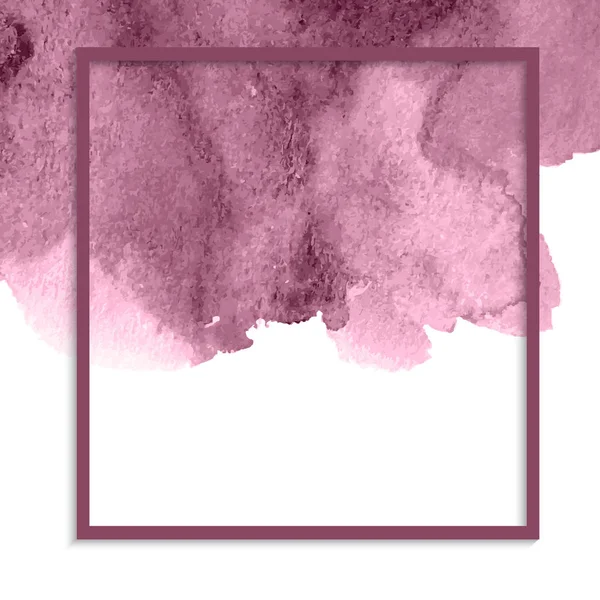 Sfondo acquerello rosa — Vettoriale Stock