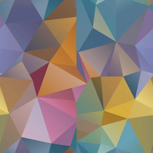 Seamless polygonal geometric pattern — Stock Vector
