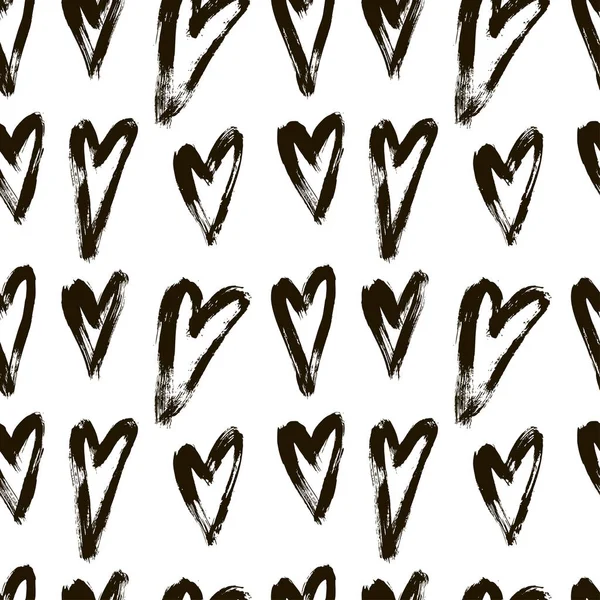 Corazón patrón sin costuras — Archivo Imágenes Vectoriales