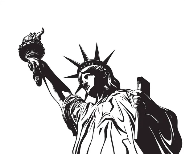 Statue de la liberté — Image vectorielle