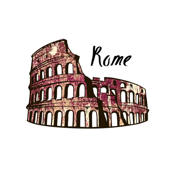 Colosseum Rome — Stock Vector