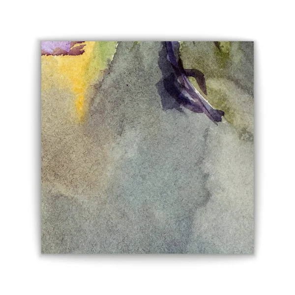 Abstrakter Malerischer Grunge Hintergrund Aquarell Trendy Handgezeichnete Künstlerische Pinselstrichillustration — Stockvektor