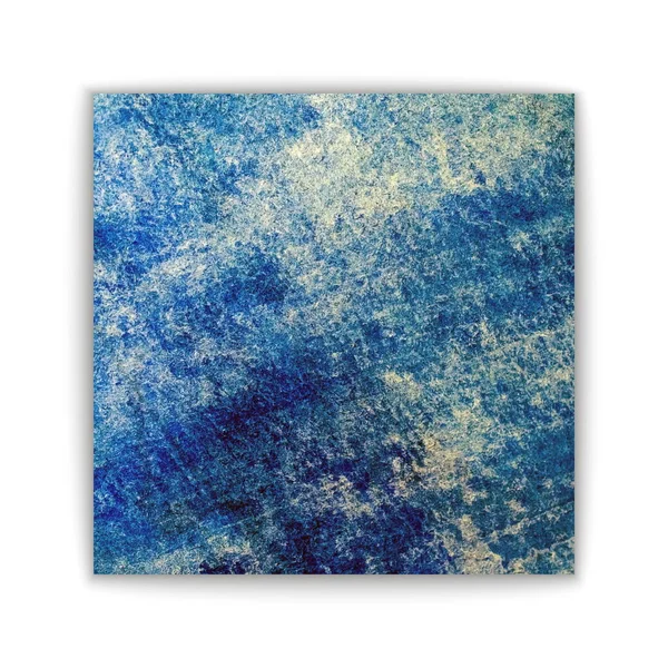 Blue Color Aquarelle Tangan Basah Ditarik Vektor Grunge Latar Belakang - Stok Vektor