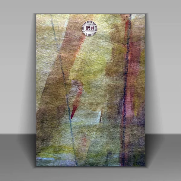 Texture Abstraite Art Grunge Universel Modèle Tête Web Page Collage — Image vectorielle