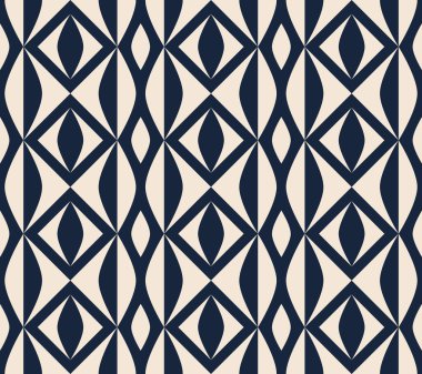 geometrik şekiller ile Seamless retro modeli