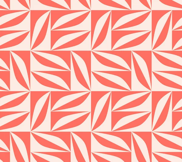 Bezszwowy wzór z geometrycznymi kształtami w stylu retro skandynawski — Wektor stockowy