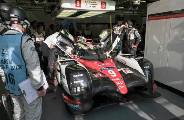 Le Mans / Fransa - 13-14 Haziran 2017: 24 Le Mans, Toyota Ts050 Hybrid
