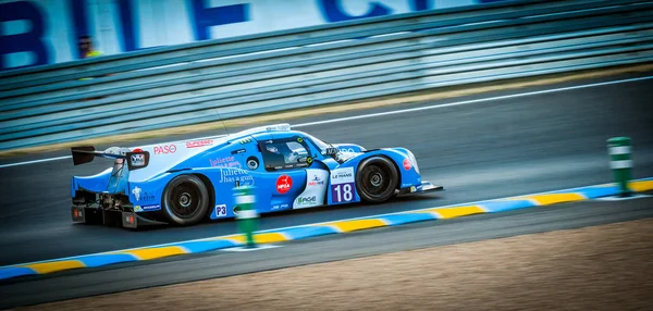 Le Mans / France - 13-14 de junio 2017: 24 horas de Le Mans, Lmgt3 en acción. Fotos de stock