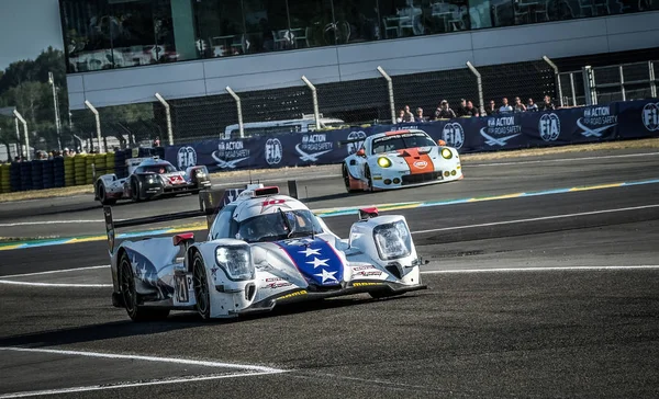 Le Mans / França - 13 a 14 de junho de 2017: 24 horas de Le Mans - Oreca 07 Gibson Lmp2 — Fotografia de Stock