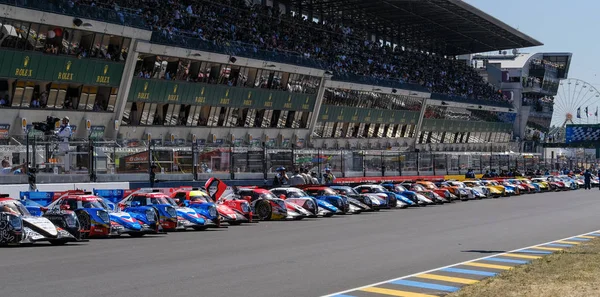 Le Mans / France - June 13-14 2017: 24 hours of Le Mans just before departure the teams are on the track open to the public