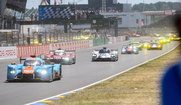 Le Mans / Fransa - 13-14 Haziran 2017: 24 Le Mans kalkış Cumartesi 15 saat