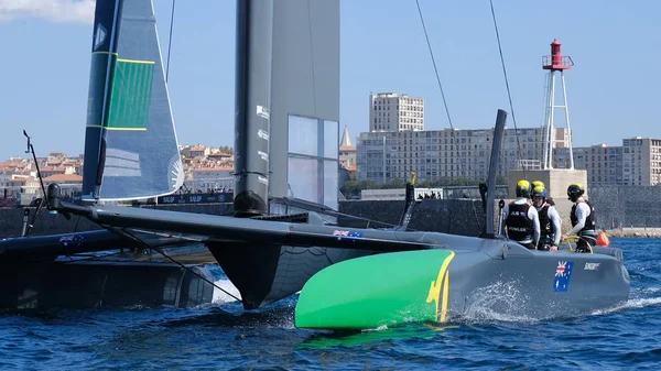 Marseille, France  September 20 21 & 22, 2019: Team Australia during sailGP final World Series , Marseille France