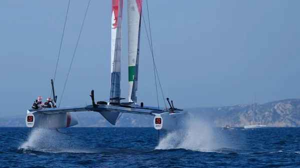Marseille, France  September 20 21 & 22, 2019: Team Japan, during sailGP final World Series , Marseille France