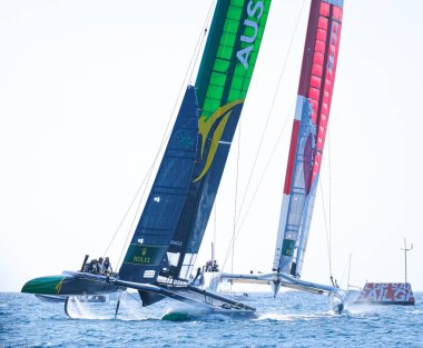 Marsilya, Fransa 20 Eylül 21 & 22, 2019: Avustralya ve Çin Denizcilik Takımları