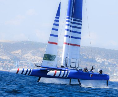 Marsilya, Fransa 20 Eylül 21 & 22, 2019: Fransa Denizcilik Takımı