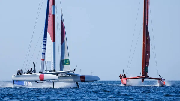 Марсель, Франция 20 сентября 21 и 22, 2019: Sailgp Team Japan — стоковое фото