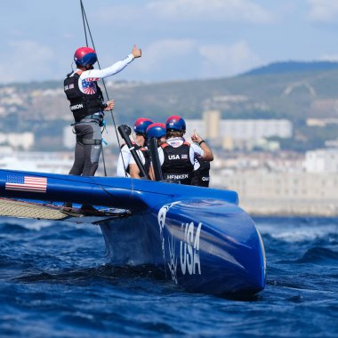 Marsilya, Fransa 20 Eylül 21 & 22, 2019: Denizcilik Takımı Usa