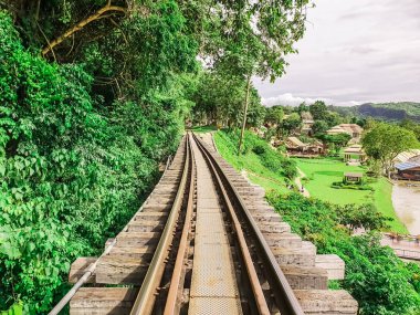 Ölüm Demiryolu Kanchanaburi Eyaleti, Tayland bulunan,