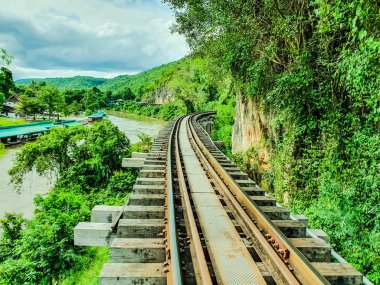 Ölüm Demiryolu Kanchanaburi Eyaleti, Tayland bulunan