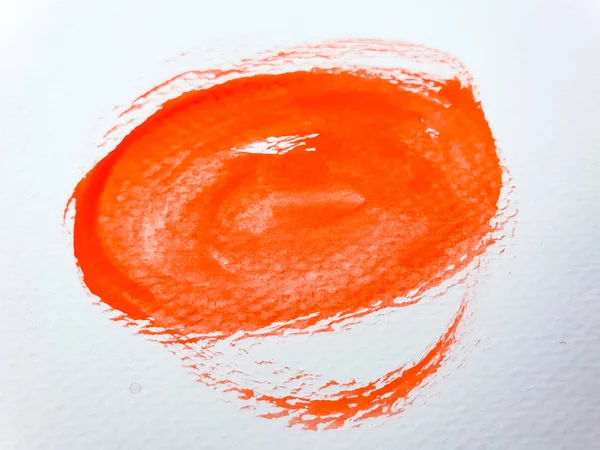 Shades orange watercolor paint background — Stock Photo, Image