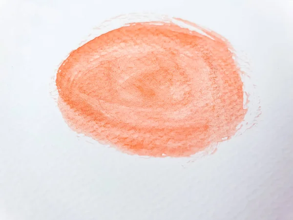 Shades orange watercolor paint background — Stock Photo, Image