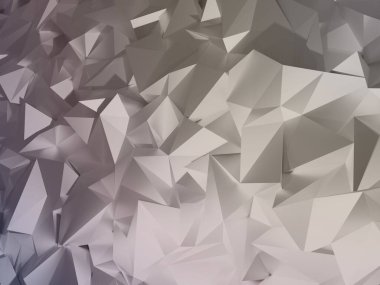 Soyut üçgen geometrik 3 boyutlu doku arkaplanı. 3d illüstrasyon.