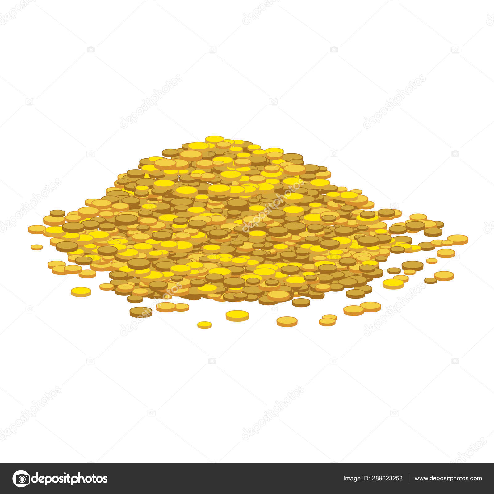 동전의 보물의 산입니다 배경에 스톡 벡터 - ©Natalia8302@mail.ru 289623258, image size:1600x1600