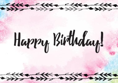 Soyut renkli suluboya arkaplanı