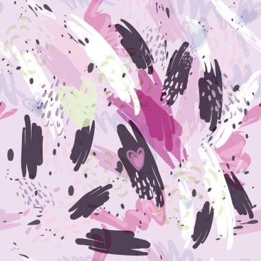 Ağaçlar, dallar, çimenler ve suluboya lekeli askeri kamuflaj dokusu.