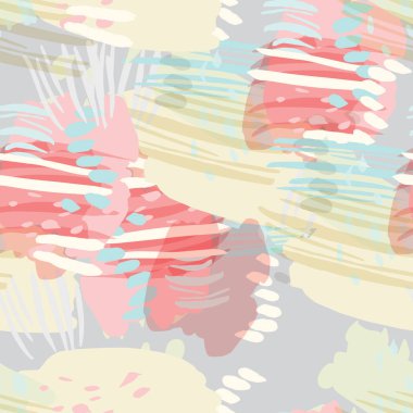 Retro vintage 80 Memphis tarzı moda illüstrasyon