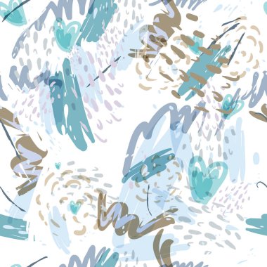 Ağaçlar, dallar, çimenler ve suluboya lekeli askeri kamuflaj dokusu.