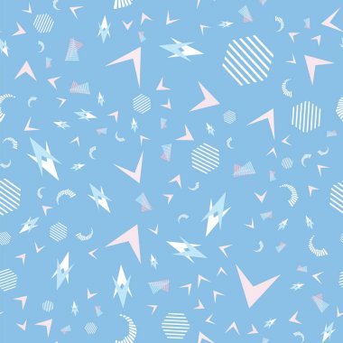 Komik desen, memphis tarzı.