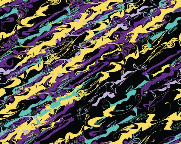 Mardi Gras seamless line marble pattern, illustration — Stock Photo, Image