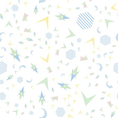 Komik desen, memphis tarzı.