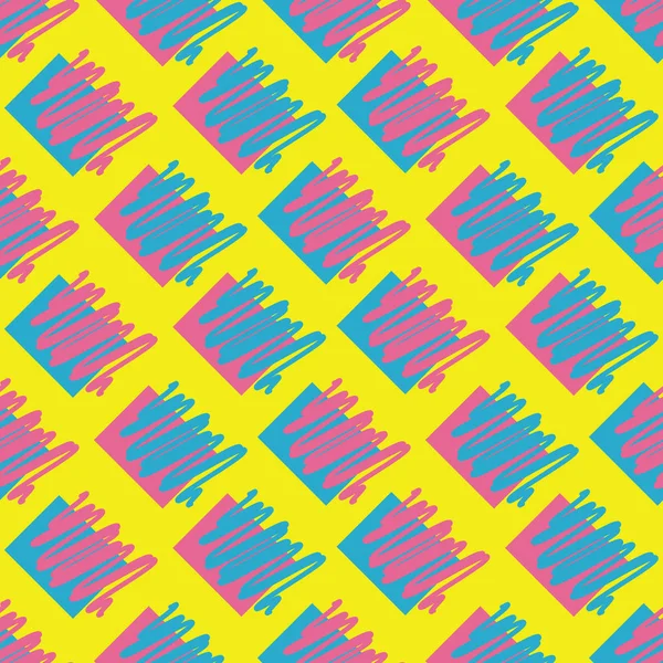 Retro vintage 80 Memphis tarzı Illustration